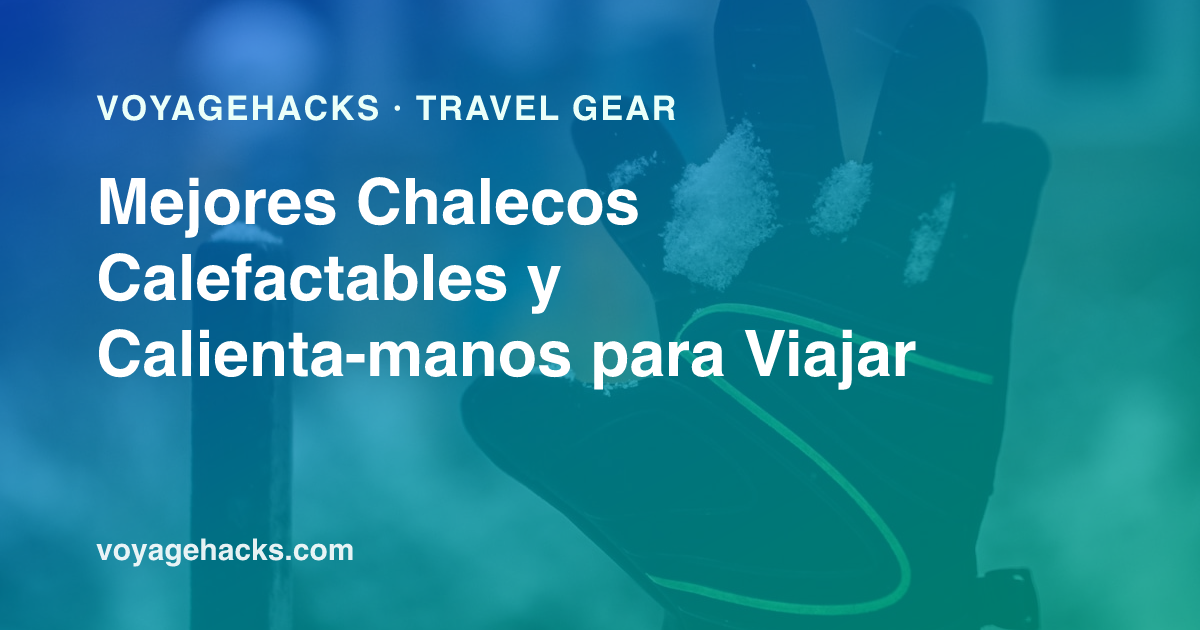 Chaleco calefactable, calienta-manos recargables y guantes calefactados preparados para un viaje de invierno