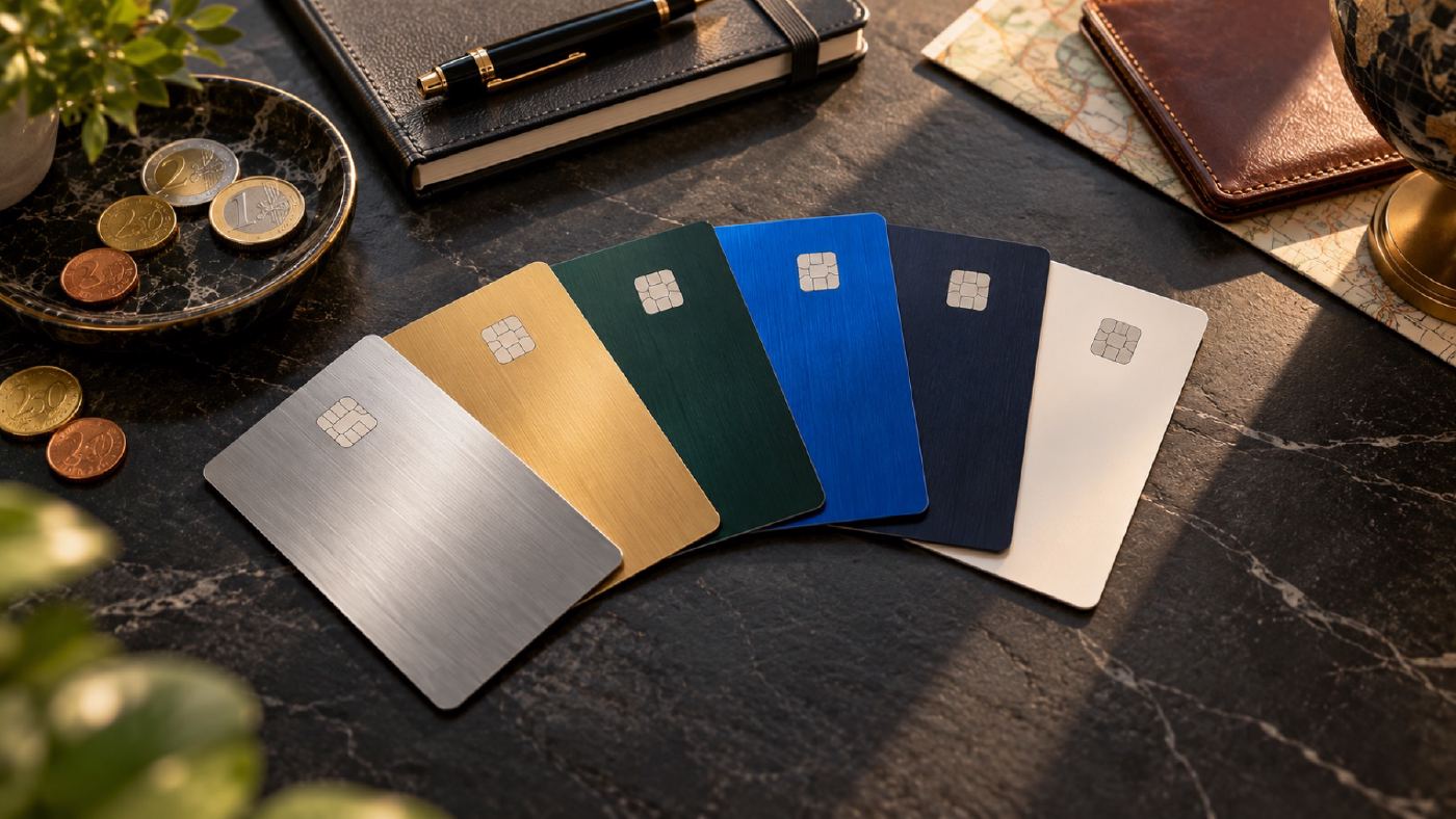 Illustratie voor Creditcardvergelijking Duitsland: AI-gegenereerde foto, geen echte merken getoond