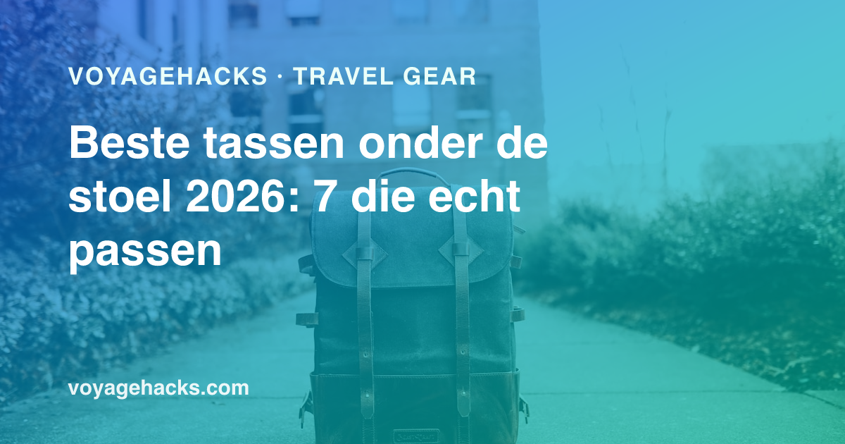 Tassen die zijn ontworpen om onder de vliegtuigstoel te passen